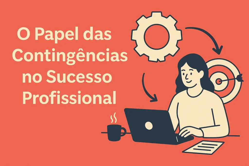 Imagem de capa do texto "O papel das contingências no sucesso profissional"